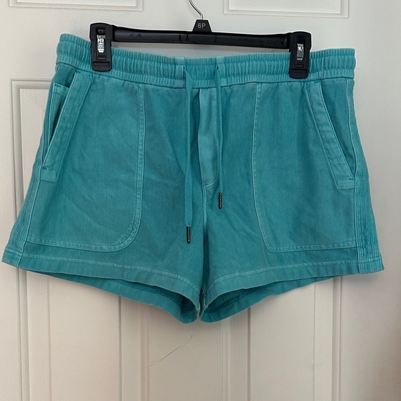 Athleta Turquoise Women's Athletic Shorts - Picture 1 of 6